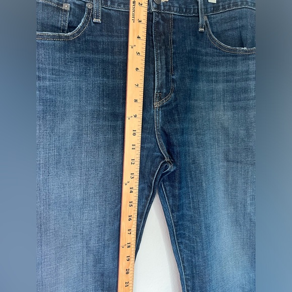 S.M.N. Men’s Straight Jeans Hunter in Waver Size 38 Whiskering Dark Denim - Picture 2 of 13